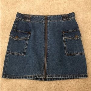 Forever 21 Denim Cargo Skirt